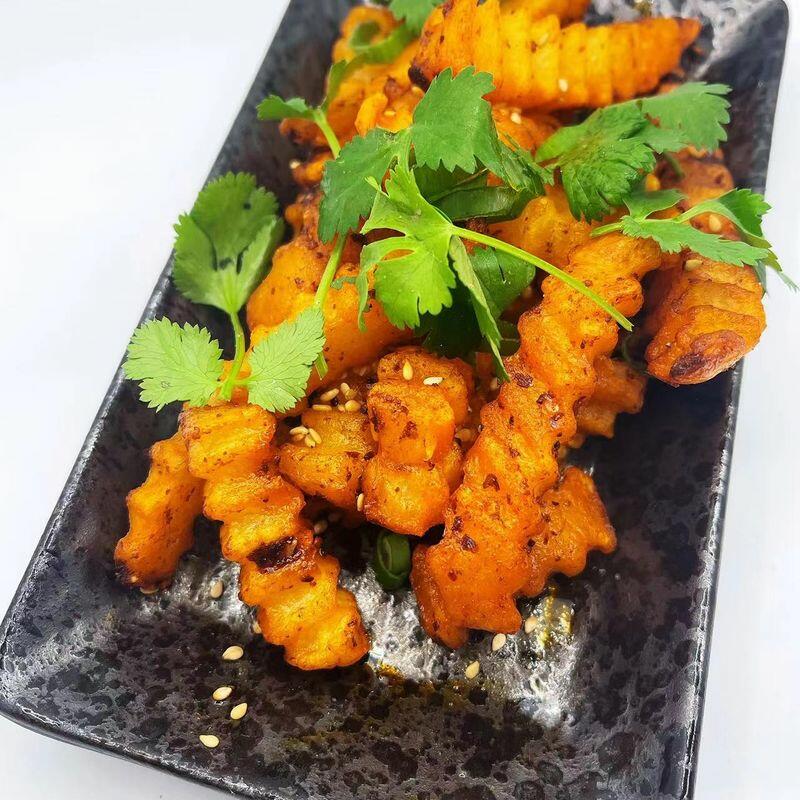 Spicy Mala French fries
